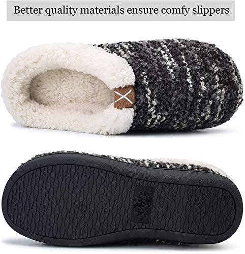 OUSIMEN Zapatillas Casa Hombre Mujer Invierno Calido Zapatillas Memory Foam Slipper Ultraligero cómodo y Antideslizante Zapatilla de Estar por casa para Mujer Zapatillas de Interior