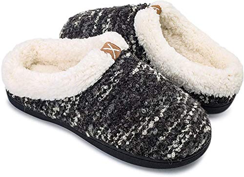 OUSIMEN Zapatillas Casa Hombre Mujer Invierno Calido Zapatillas Memory Foam Slipper Ultraligero cómodo y Antideslizante Zapatilla de Estar por casa para Mujer Zapatillas de Interior