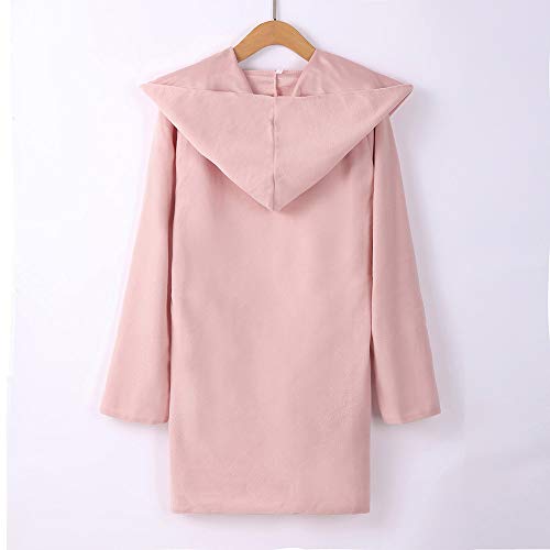 OverDose mujer De Lana con Capucha Delgada Capa Suelto De Las SeñOras MáS El TamañO Ocasional Sudaderas con Capucha XXXXL Abrigo De La Chaqueta Superior Abrigos Mujer Invierno Rebajas
