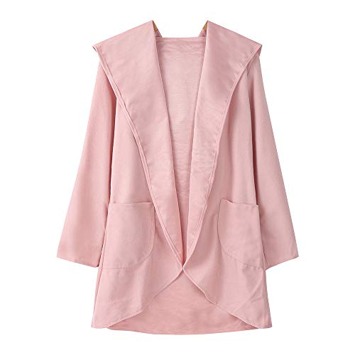 OverDose mujer De Lana con Capucha Delgada Capa Suelto De Las SeñOras MáS El TamañO Ocasional Sudaderas con Capucha XXXXL Abrigo De La Chaqueta Superior Abrigos Mujer Invierno Rebajas