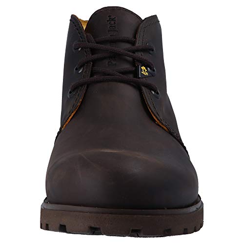 Panama Jack Bota Panama, Botas de piel con forro de piel, Hombre, Marrón, 47 EU