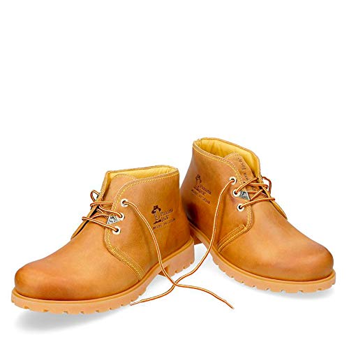 Panama Jack Bota Panama C1 - Náuticos de cuero hombre, amarillo - Gelb ( Napa Vintage), 40 EU