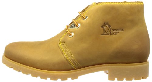 Panama Jack Bota Panama, Zapatos de Cordones Brogue Mujer, Amarillo (Vintage B1), 38 EU