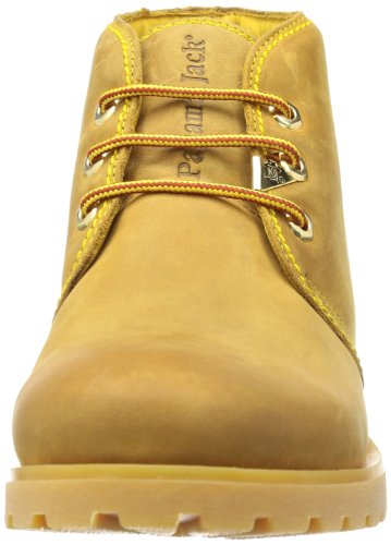 Panama Jack Bota Panama, Zapatos de Cordones Brogue Mujer, Amarillo (Vintage B1), 38 EU
