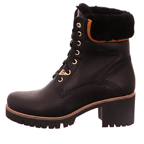 PANAMA JACK Botas de Mujer Phoebe Trav B1 Napa Negro/Black 37 EU