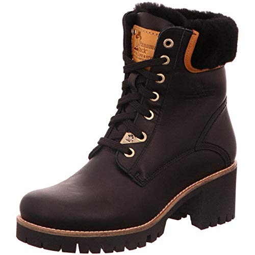 PANAMA JACK Botas de Mujer Phoebe Trav B1 Napa Negro/Black 37 EU