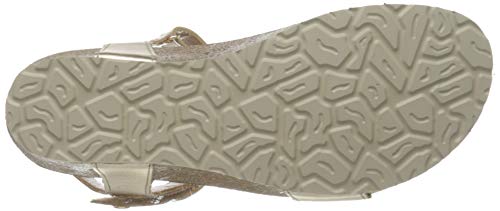 Panama Jack Capri Shine, Sandalia con Pulsera Mujer, Dorado (Oro B3), 42 EU