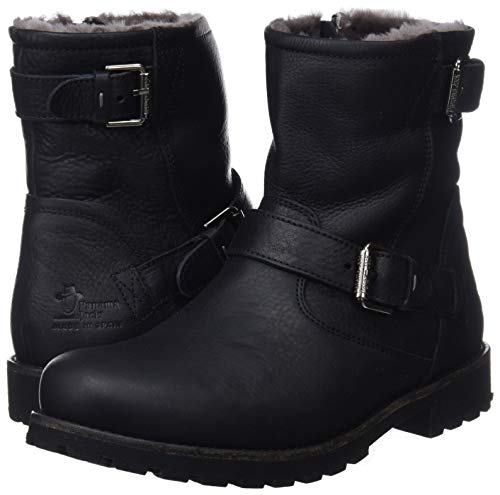 Panama Jack Faust Igloo, Botas Estilo Motero Hombre, Negro (Negro C18), 41 EU