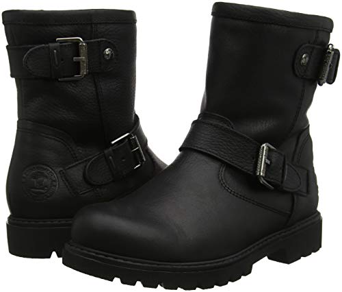 Panama Jack Felina Igloo, Botas Estilo Motero Mujer, Negro (Negro B18), 41 EU