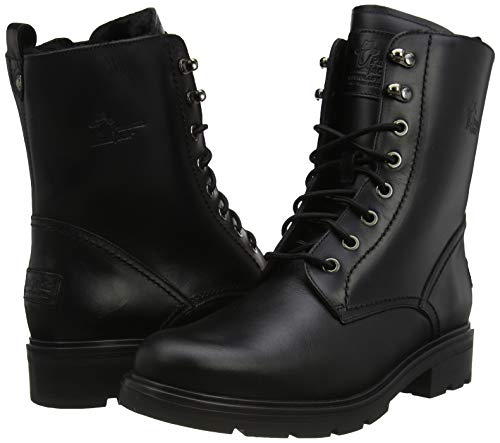 Panama Jack Lilian, Bota Militar Mujer, Negro, 37 EU