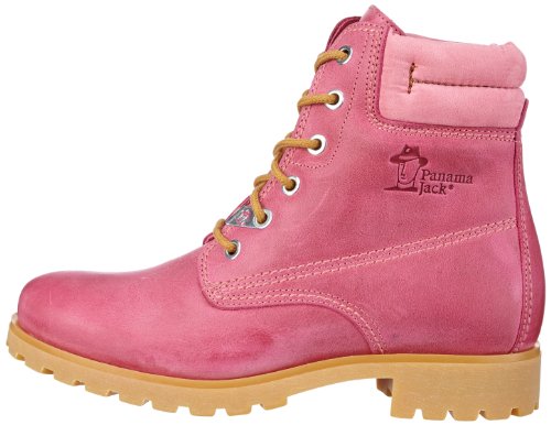 Panama Jack Panama 03 Colours, Zapatos de Cordones Brogue Mujer, Rosa (Fucsia B2), 38 EU