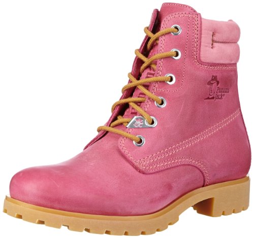 Panama Jack Panama 03 Colours, Zapatos de Cordones Brogue Mujer, Rosa (Fucsia B2), 38 EU