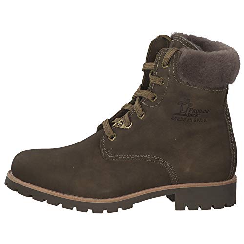 Panama Jack Panama 03 Igloo, Botas Militar Mujer, Verde (B33 Nobuck Kaki), 39 EU