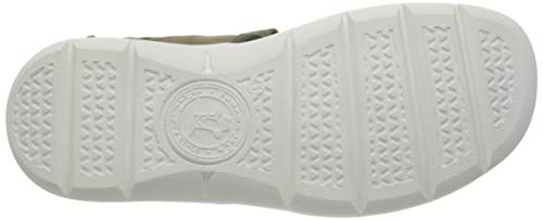 Panama Jack Salton, Sandalias Planas Hombre, Caqui, 43 EU