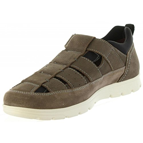 PANAMA JACK Sandalias de Hombre Donovan C4 Nobuck Gris Talla 41