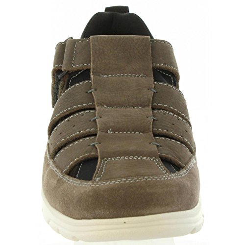 PANAMA JACK Sandalias de Hombre Donovan C4 Nobuck Gris Talla 41