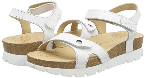 Panama Jack Sulia Basics, Sandalia con Pulsera Mujer, Blanco (Blanco B1), 40 EU