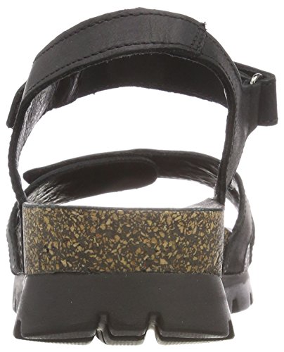 Panama Jack Sulia Basics, Sandalia con Pulsera Mujer, Negro (Negro B2), 38 EU