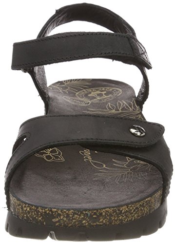 Panama Jack Sulia Basics, Sandalia con Pulsera Mujer, Negro (Negro B2), 38 EU