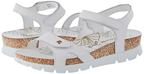 Panama Jack Sulia Colors, Sandalia con Pulsera Mujer, Blanco (Blanco B3), 38 EU