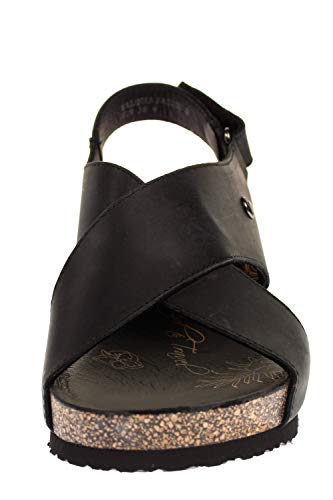 Panama Jack Valeska Basics, Sandalia con Pulsera Mujer, Negro (Negro B2), 41 EU