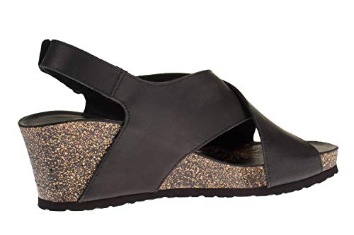 Panama Jack Valeska Basics, Sandalia con Pulsera Mujer, Negro (Negro B2), 41 EU