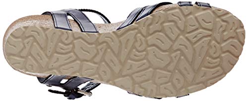 Panama Jack Vera Shine, Sandalia con Pulsera Mujer, Azul (Marino B4), 38 EU