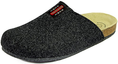 Pantoffelmann - Zapatillas de estar por casa para mujer, color Negro, talla 45