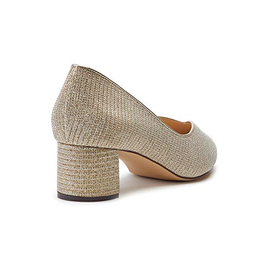 Paradox London Pink Fable, Zapatos de tacón con Punta Cerrada Mujer, Dorado (Champagne 225), 39 EU