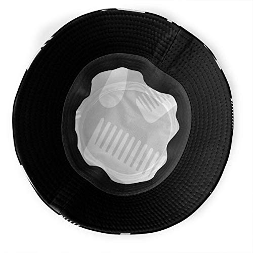 Peluquero Peluquero Peines Diseños Flat Top Unisex Sombrero de Pescador Gorras al Aire Libre para Viajes Playa Protección Solar Gorra de Pescador Bullfinch y Cereza Sombrero de Cubo Sombrero de veran