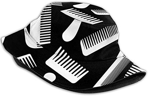 Peluquero Peluquero Peines Diseños Flat Top Unisex Sombrero de Pescador Gorras al Aire Libre para Viajes Playa Protección Solar Gorra de Pescador Bullfinch y Cereza Sombrero de Cubo Sombrero de veran