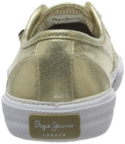 Pepe Jeans ABERLADY Shine, Zapatillas Mujer, Dorado 099, 38 EU