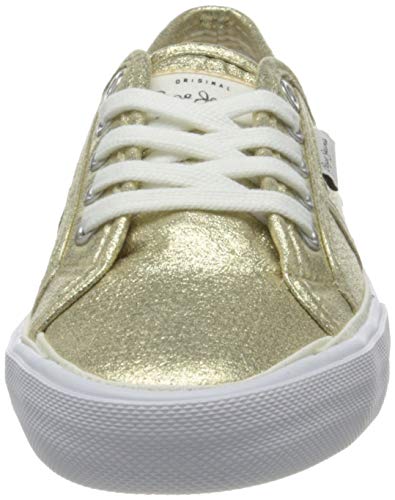 Pepe Jeans ABERLADY Shine, Zapatillas Mujer, Dorado 099, 38 EU