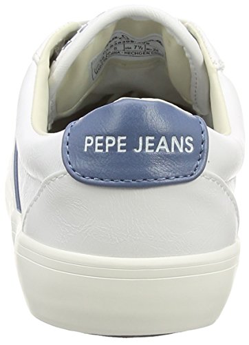 Pepe Jeans Clinton Mixed - Zapatillas Mujer, Blanco - WeiÃŸ (800WHITE), EU 38
