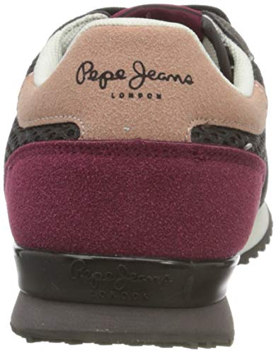 Pepe Jeans London Archie Tech Zapatillas para Mujer , Negro ( 999BLACK ) , 37 EU