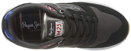 Pepe Jeans London Orbital Combi Junior, Zapatillas, 999black, 35 EU