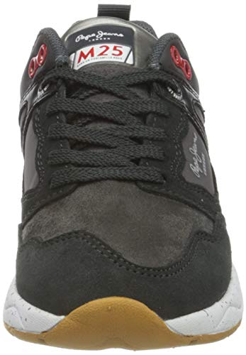 Pepe Jeans London Orbital Combi Junior, Zapatillas, 999black, 35 EU