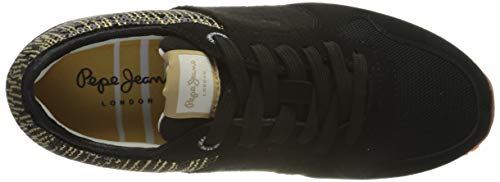 Pepe Jeans London Verona W Cascade, Zapatillas Mujer, 999black, 40 EU