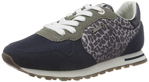 Pepe Jeans London Verona W Night, Zapatillas para Mujer, 596 Azul Fuerza Aérea, 37 EU