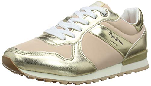 Pepe Jeans Verona W Greek, Zapatillas Mujer, Oro 099 Oro 099, 36 EU