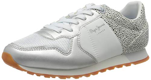 Pepe Jeans Verona W Set, Zapatillas Mujer, Color Blanco 800, 39 EU