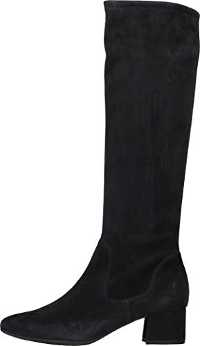 Peter Kaiser Tomke Botas altas elásticas hasta la rodilla en gamuza azul marino, color Azul, talla 36.5 EU