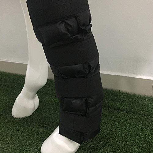Piaoliangxue Bolsa de Envoltura de Hielo - Bota de Hielo para Caballo de enfriamiento - Protector de Pierna Ecuestre Paquete frío - para Enfriar y aliviar el Dolor con 24 Bolsas de Hielo pequeñas (A)