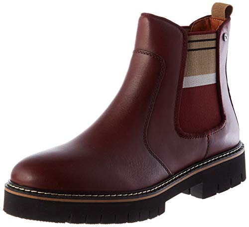 Pikolinos Aranda W0m, Botas Estilo Chelsea Mujer, Granate, 38 EU