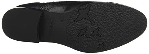 Pikolinos Royal W4d, Oxford Plano Mujer, Negro, 35 EU