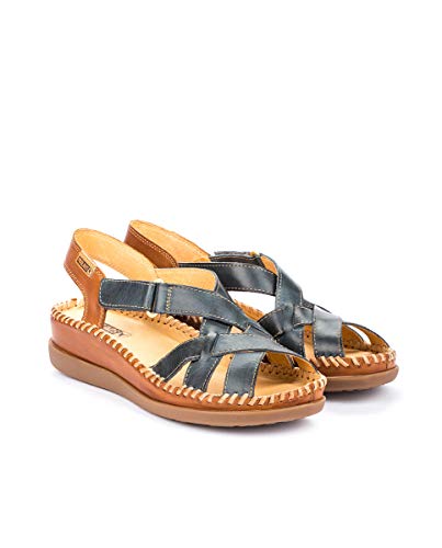 PIKOLINOS Sandalia Cuña de Piel CADAQUES W8K