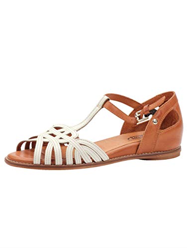 PIKOLINOS Sandalia Plana de Piel Talavera W3D