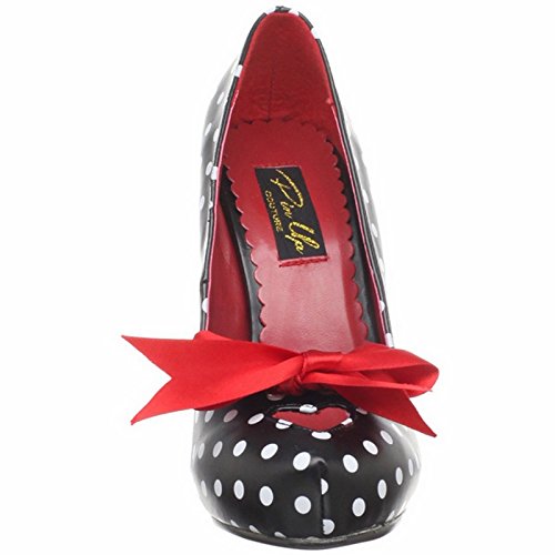 Pinup Couture Cutiepie-06 - Sexy Zapatos de Tacón Alto Mujer Retro Mini Plataforma - Tamaño 35-42, US-Damen:EU-38/US-8/UK-5