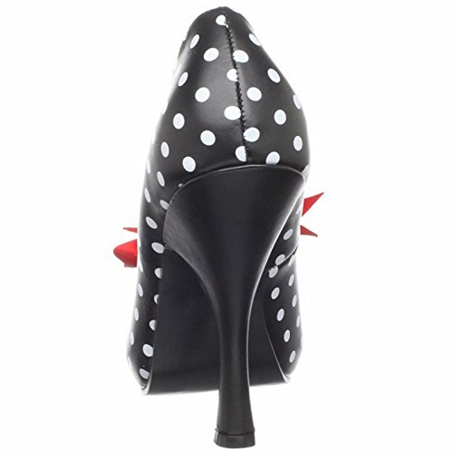 Pinup Couture Cutiepie-06 - Sexy Zapatos de Tacón Alto Mujer Retro Mini Plataforma - Tamaño 35-42, US-Damen:EU-38/US-8/UK-5