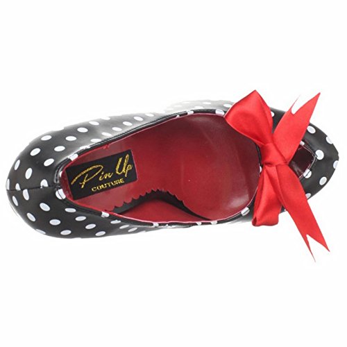 Pinup Couture Cutiepie-06 - Sexy Zapatos de Tacón Alto Mujer Retro Mini Plataforma - Tamaño 35-42, US-Damen:EU-38/US-8/UK-5